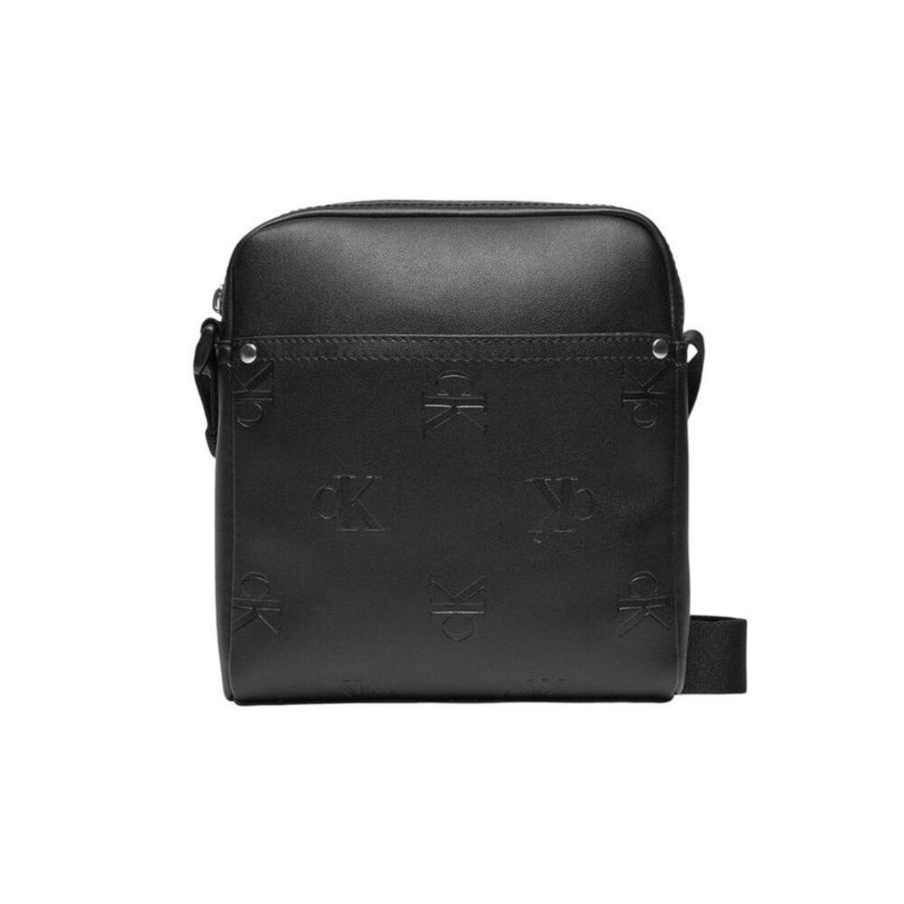 Calvin Klein Jeans Polyethylene Messenger Bag with Adjustable Strap Men Black